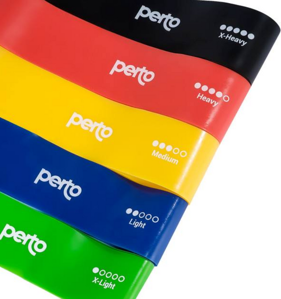 Набор эспандеров для фитнеса Perto 5 шт