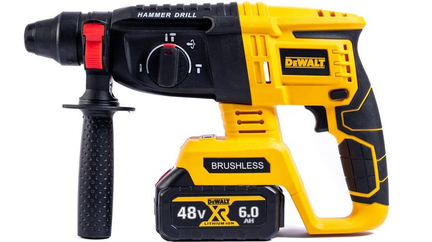 Аккумуляторный набор DeWalt 4в1 48V ( 4 АКБ+ Шуруповерт+ Перфоратор+ Болгарка+Гайковерт )