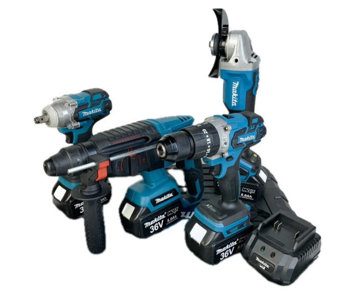 Набор аккумуляторных инструментов Makita 4в1 36V